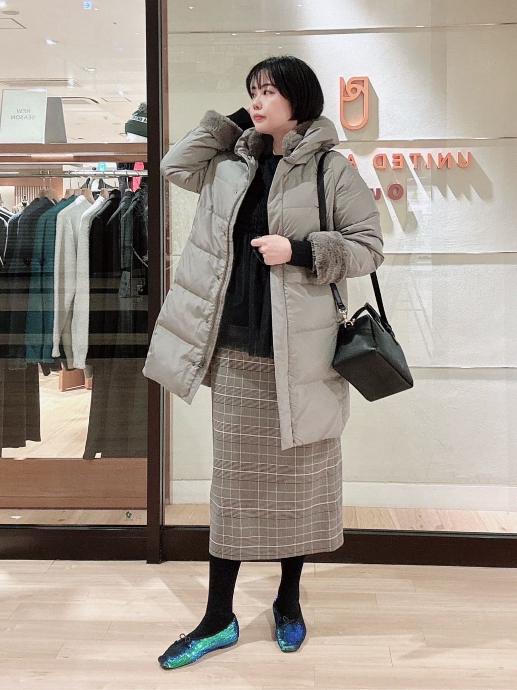 【未使用タグ付き】フィデリティ×アローズ ショールカラーコートUSA製 UNITED ARROWS LTD. OUTLET | フェイクファー ショールカラー ダウン