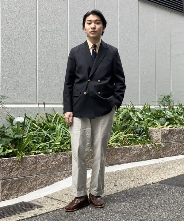 BEAMS MEN | BEAMS PLUS / 4ボタン ダブルブレステッド ブレザー