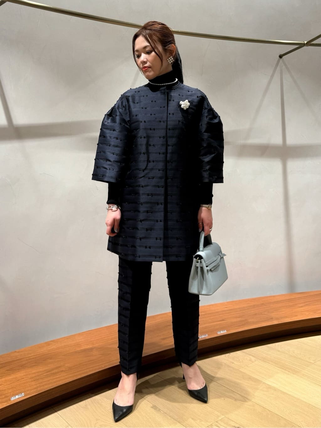 UNITED ARROWS | リボン カットジャガード コート | Rakuten Fashion