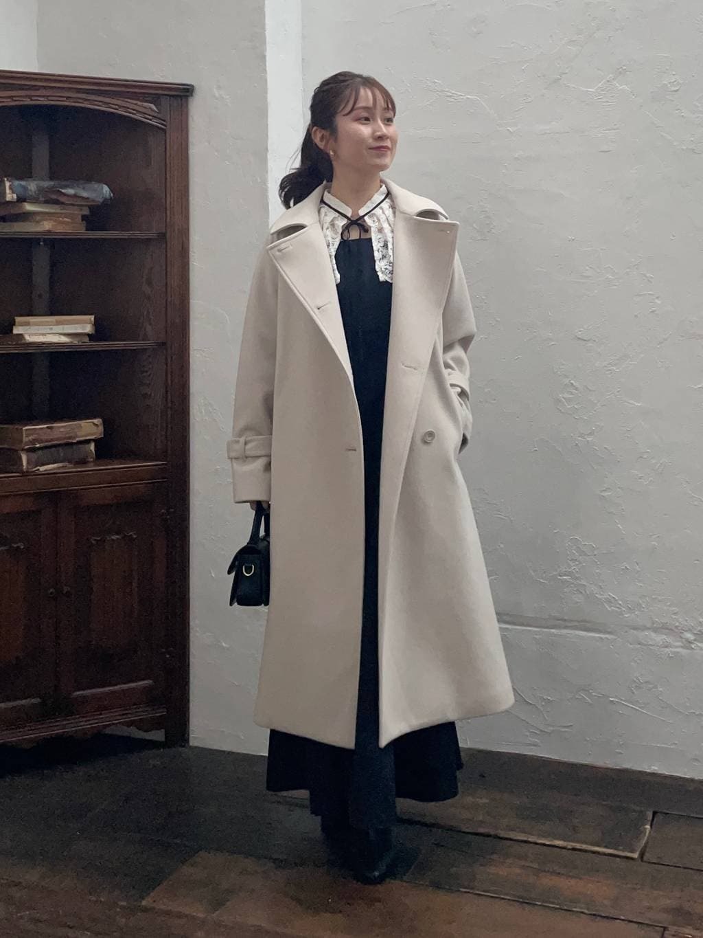 mysty womanの3WAYスタンドネックコートを使ったコーディネートを紹介します。｜Rakuten Fashion(楽天ファッション／旧楽天ブランドアベニュー)6601372