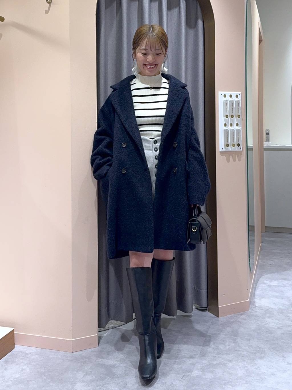 mysty womanのアルパカ混シャギーコートを使ったコーディネートを紹介します。｜Rakuten Fashion(楽天ファッション／旧楽天ブランドアベニュー)6601401