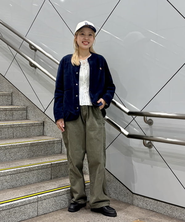 BEAMS WOMEN | DANTON / ノーカラー フリース ジャケット | Rakuten