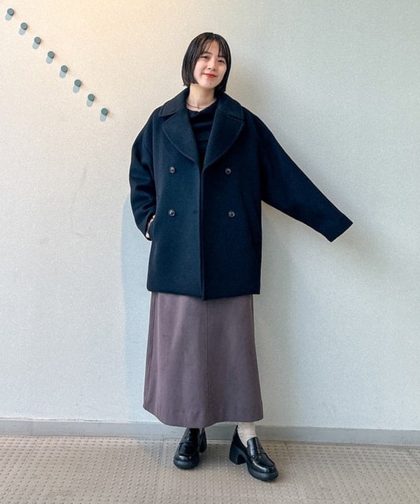 Demi-Luxe BEAMS | TICCA / ウール ピーコート | Rakuten Fashion(楽天
