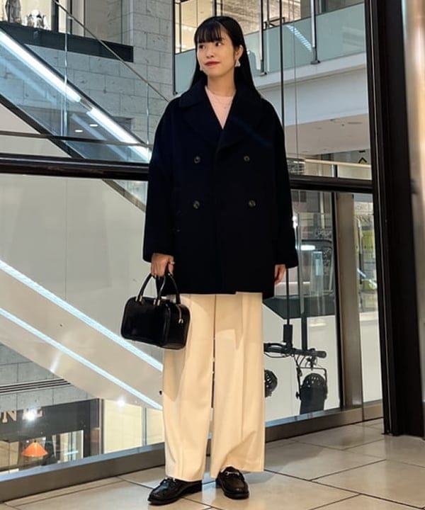 Demi-Luxe BEAMS | TICCA / ウール ピーコート | Rakuten Fashion(楽天