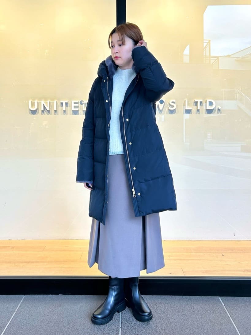 UNITED ARROWS LTD. OUTLET | フェイクファー ショールカラー ダウン