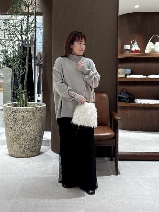 GALLARDAGALANTEの【累計販売1万枚超!】【美脚パンツ】ワイドドロストパンツを使ったコーディネートを紹介します。｜Rakuten Fashion(楽天ファッション／旧楽天ブランドアベニュー)6607982