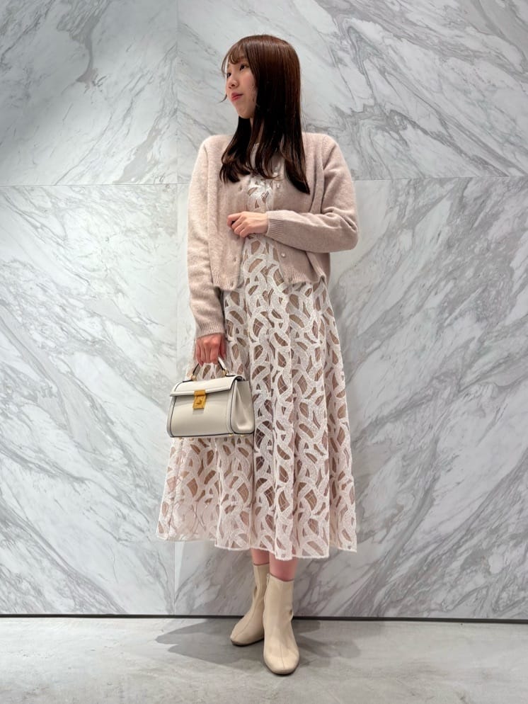 ANAYI | カスカータチュールフレア ワンピース | Rakuten Fashion(楽天