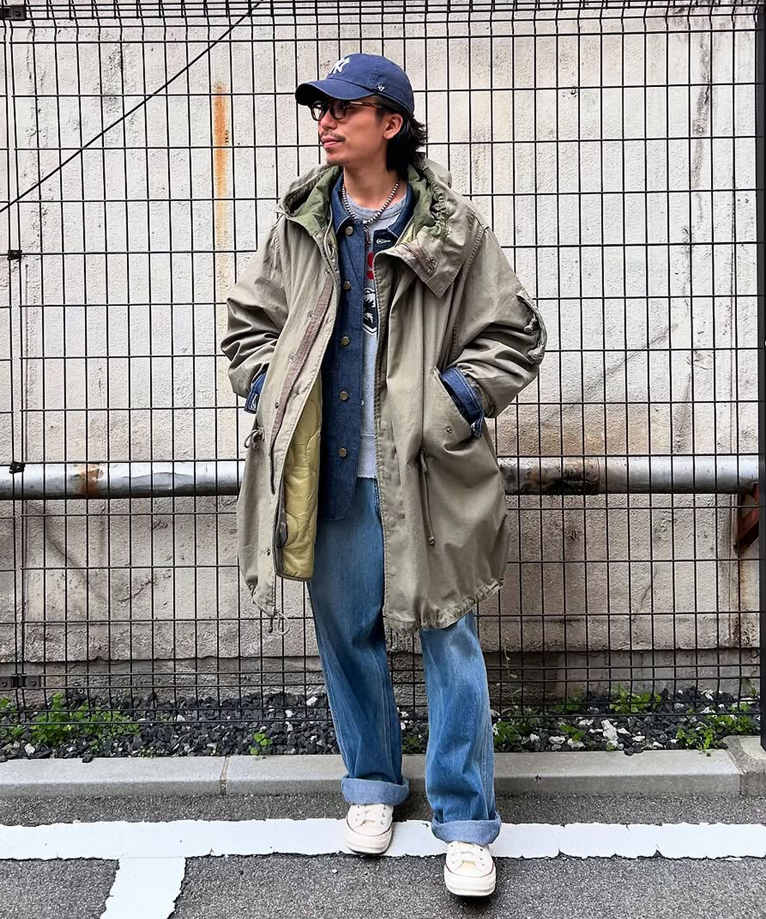 Johnbull Private labo | 【TOP KHAKI】M-48フィッシュテールパーカー