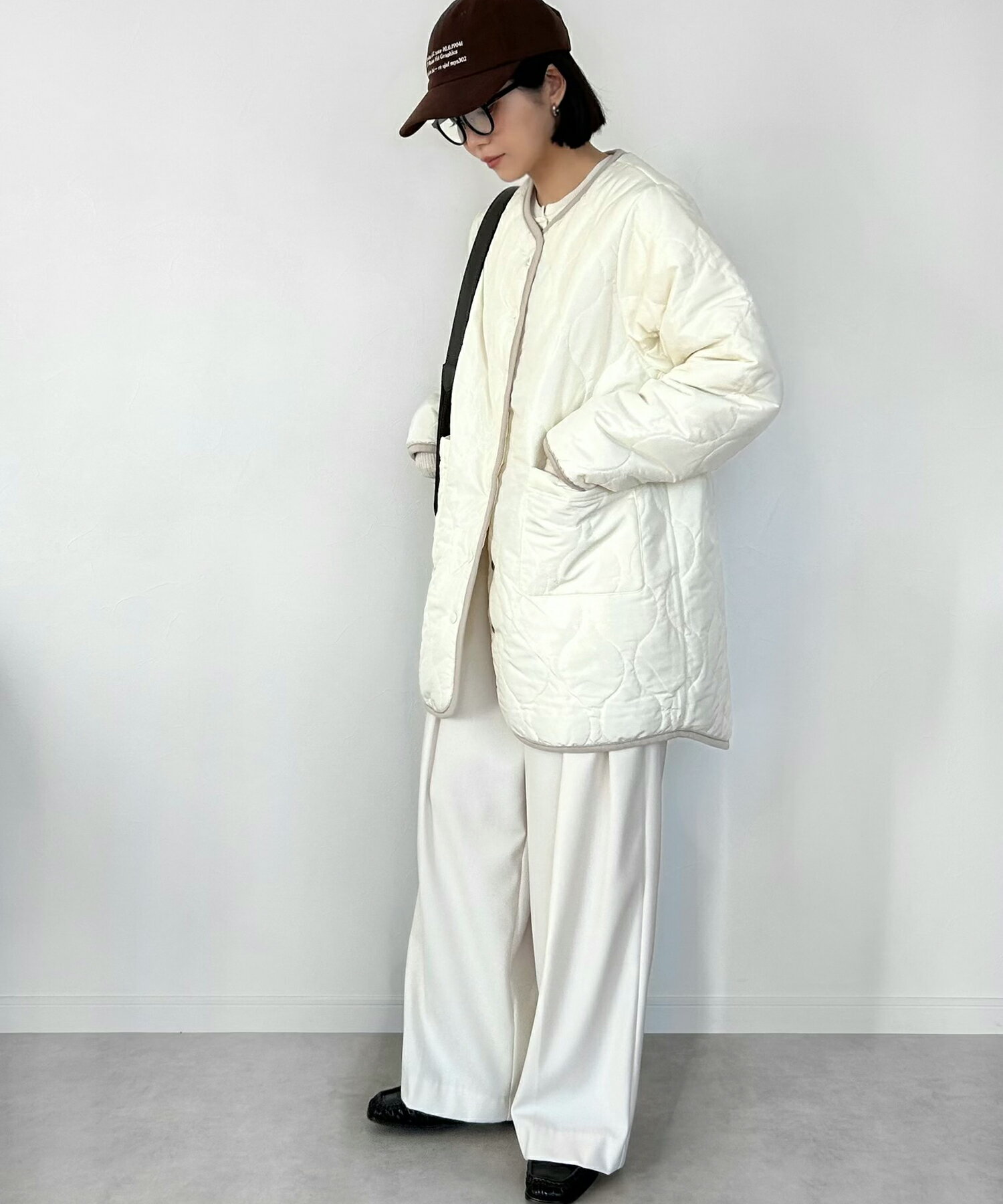 LBCの【インフルエンサー着用】リバーシブルファーキルトコートを使ったコーディネートを紹介します。｜Rakuten Fashion(楽天ファッション／旧楽天ブランドアベニュー)6610947