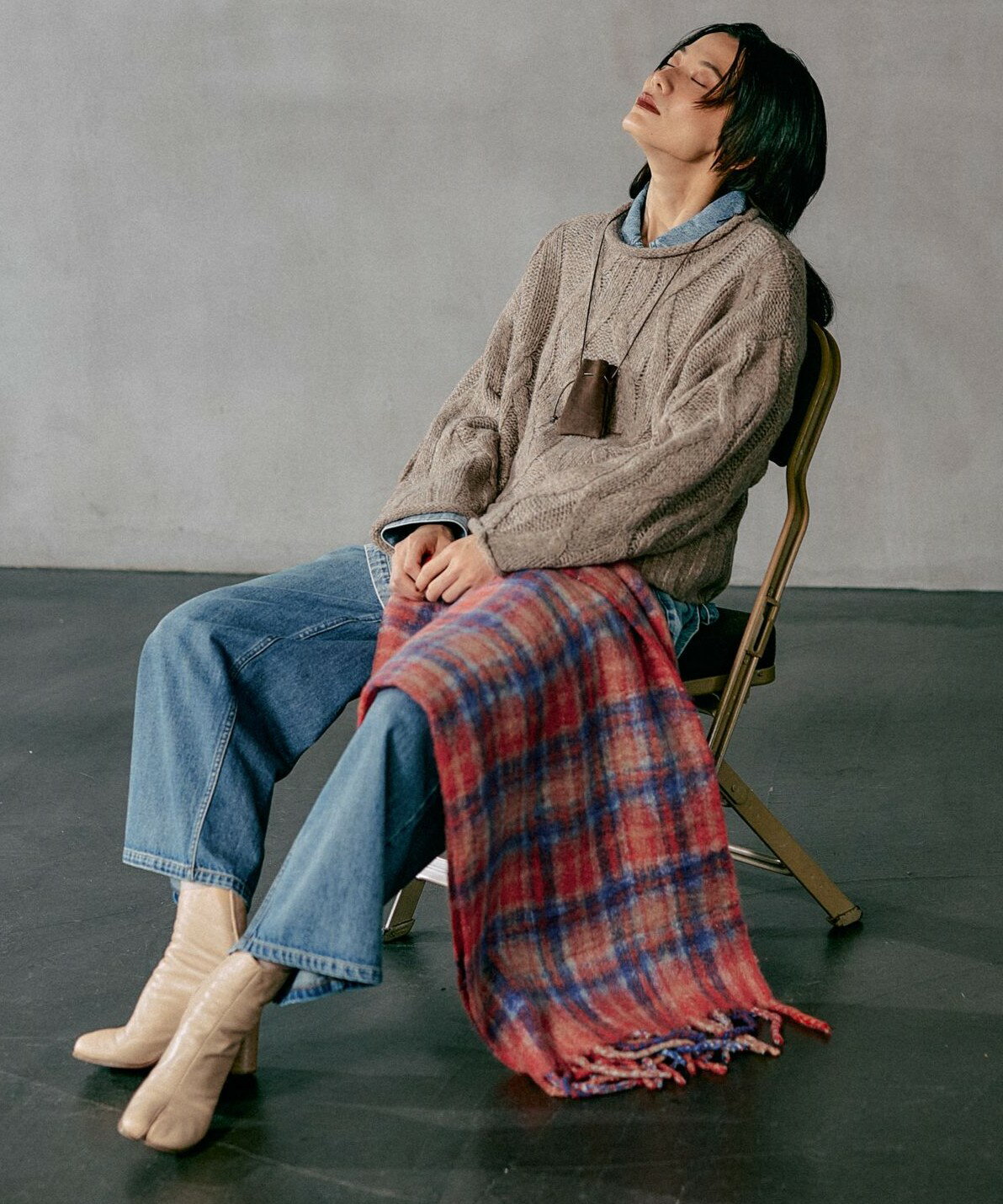 LEPSIM | フリンジパッチ/BIGデニムシャツ | Rakuten Fashion(楽天