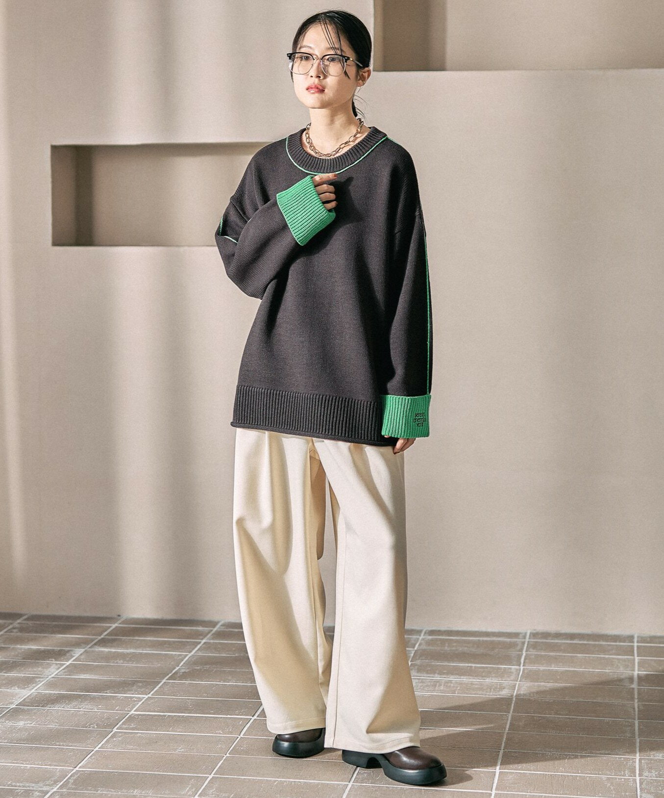LEPSIM | 2タックストレートパンツ | Rakuten Fashion(楽天