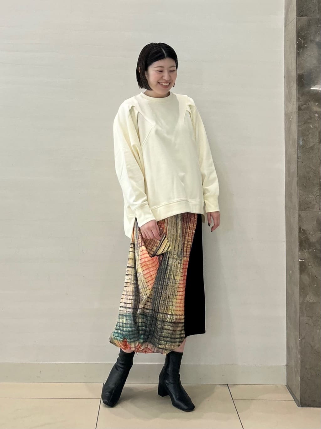 ADORE | ドローイングチェックプリントスカート | Rakuten Fashion