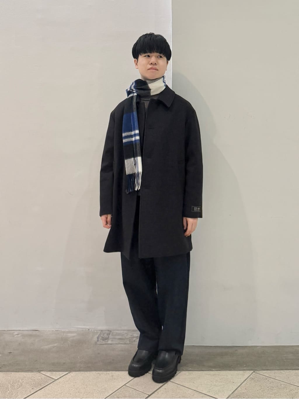 UNITED ARROWS LTD. OUTLET | 120S メルトン チェック バルカラー