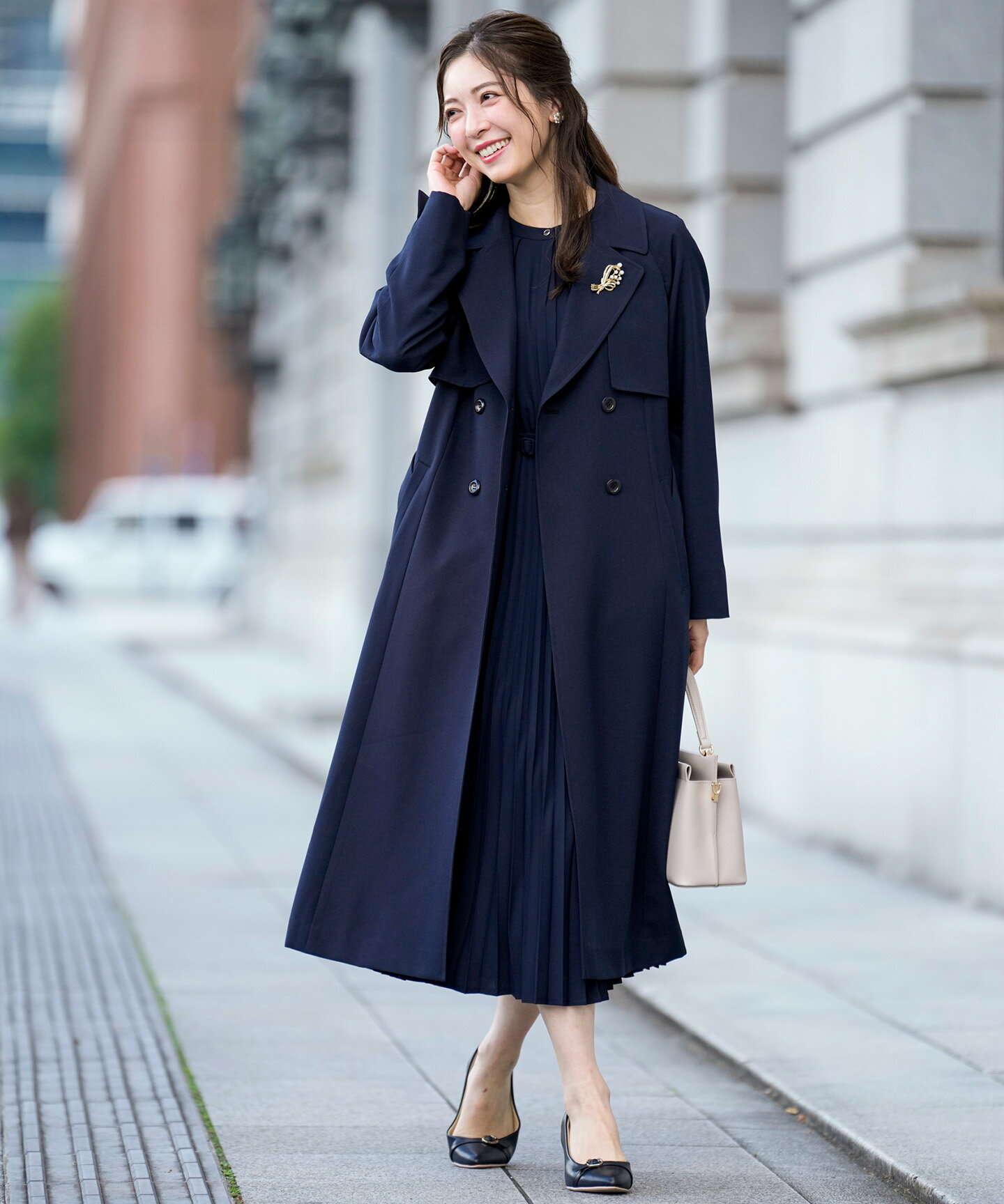 ANY SIS | エレガントロング トレンチ コート | Rakuten Fashion(楽天