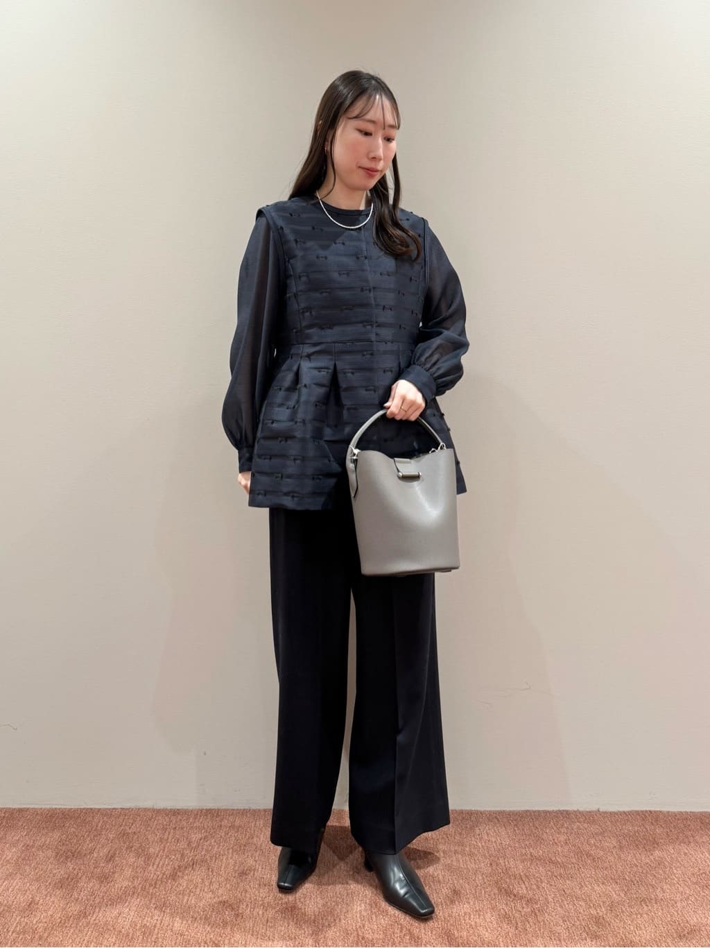 UNITED ARROWS | リボン カットジャガード ベスト | Rakuten Fashion