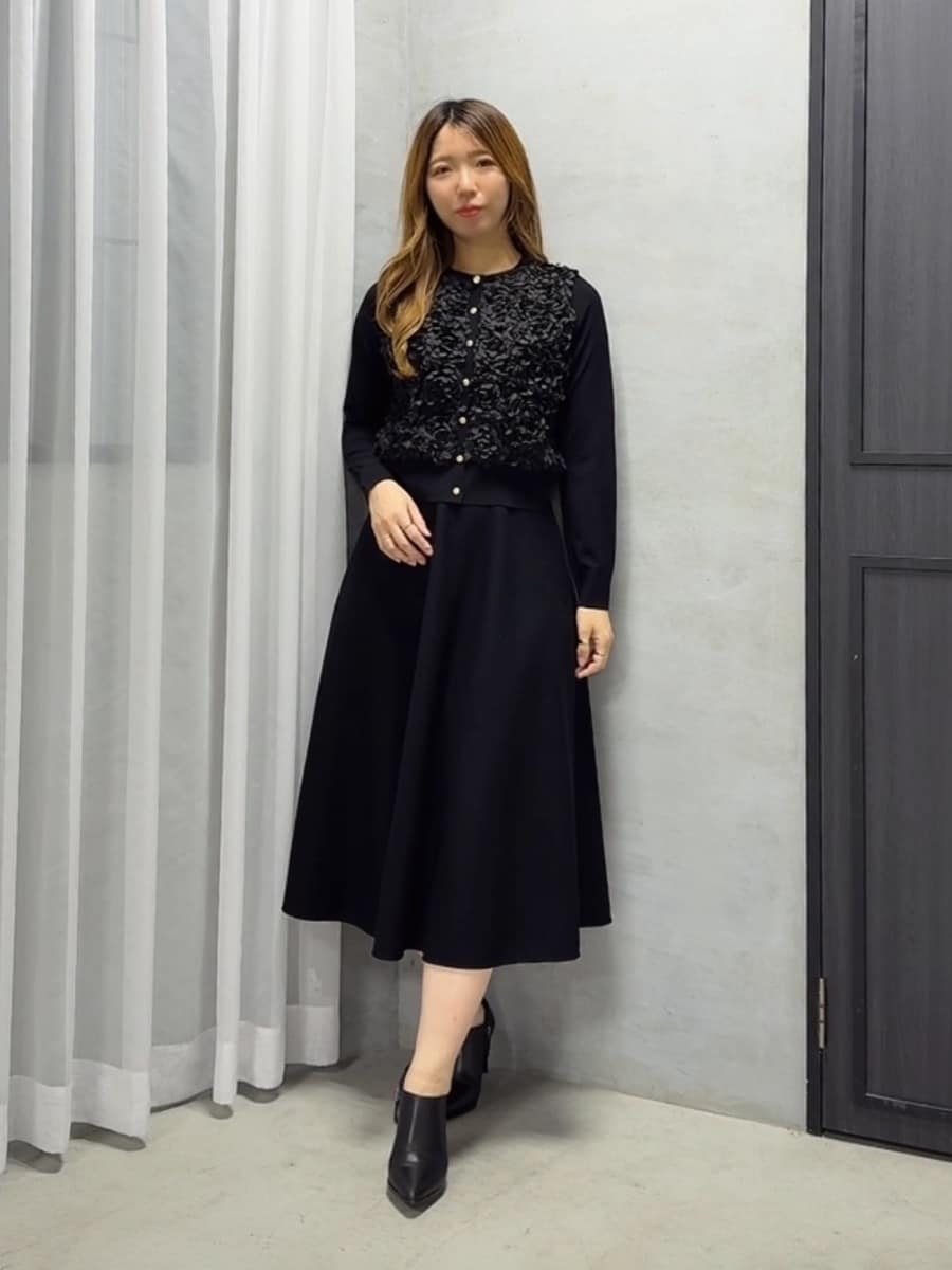 Viaggio Bluの【新色追加】メルトンサーキュラースカートを使ったコーディネートを紹介します。｜Rakuten Fashion(楽天ファッション／旧楽天ブランドアベニュー)6618342