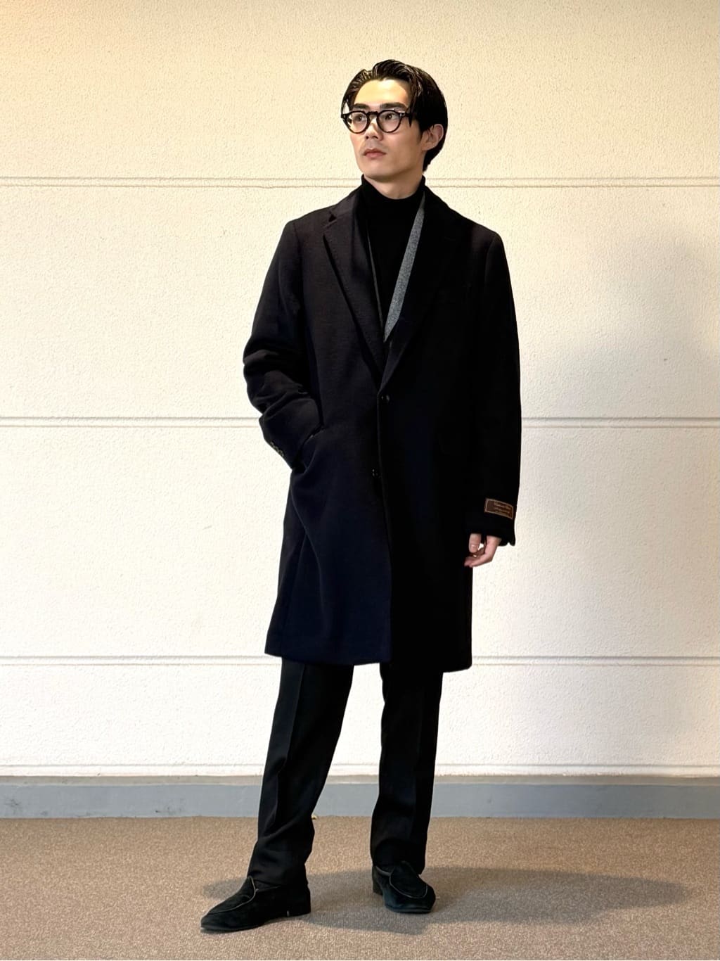 UNITED ARROWS LTD. OUTLET | カシミヤブレンド ネイビー チェスター