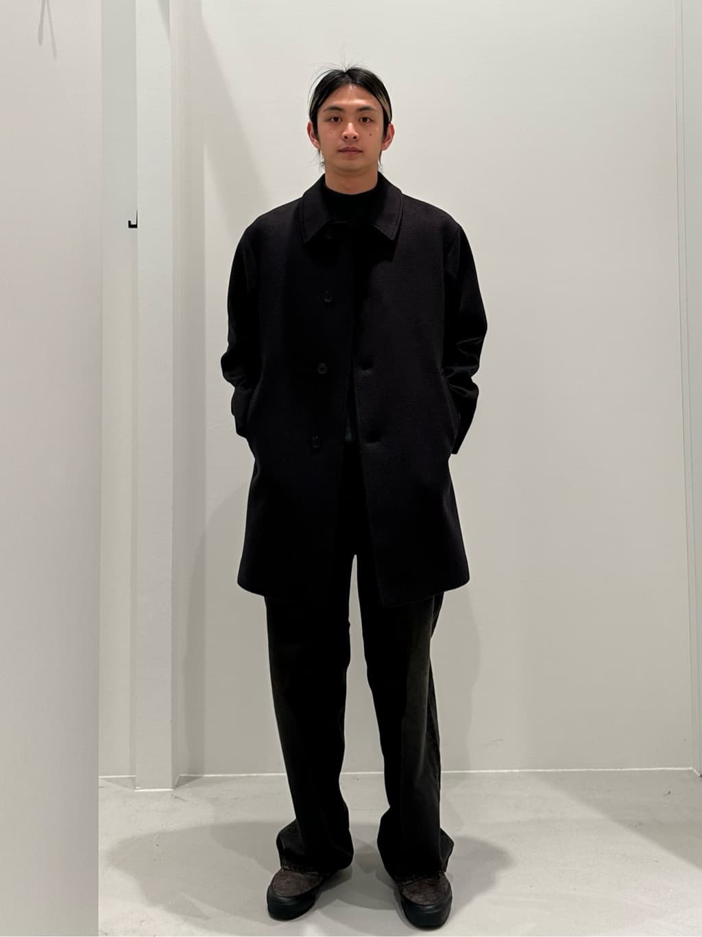 UNITED ARROWS LTD. OUTLET | 120S メルトン チェック バルカラー