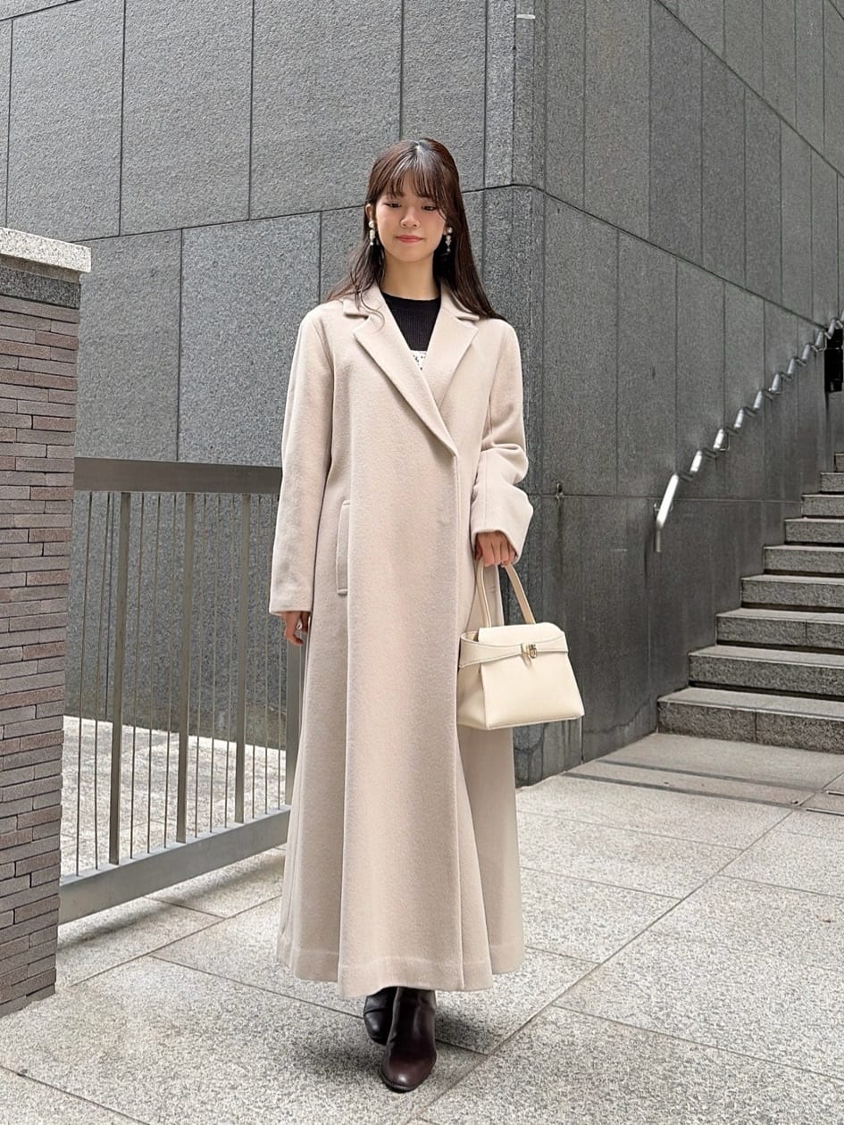 PROPORTION BODY DRESSINGのベルテッドレディーコート 25AWを使った