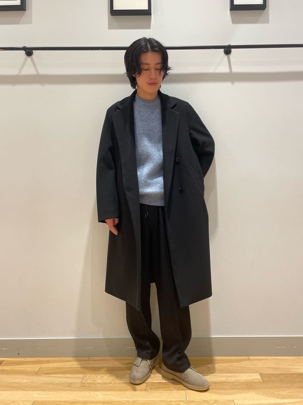 UNITED ARROWS LTD. OUTLETのニットメルトン ルーズ ダブルチェスター を使ったコーディネート | Rakuten ...