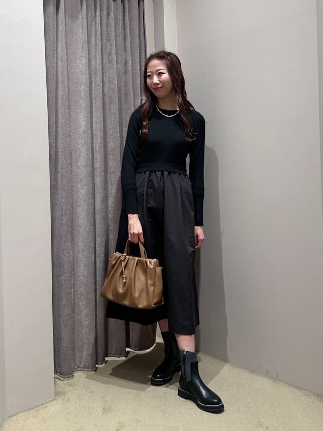 UNITED ARROWS green label relaxing | タフタ ドッキング ワンピース