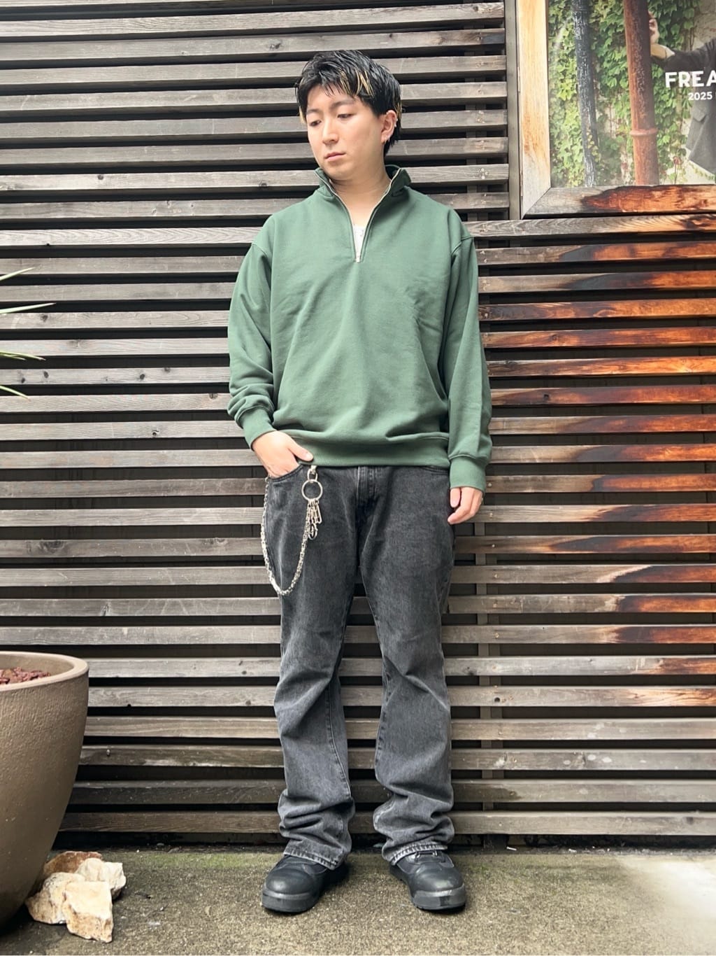FREAK'S STORE | HEAVY WEIGHT HALF ZIP SWT 13oz/ヘビーウェイト