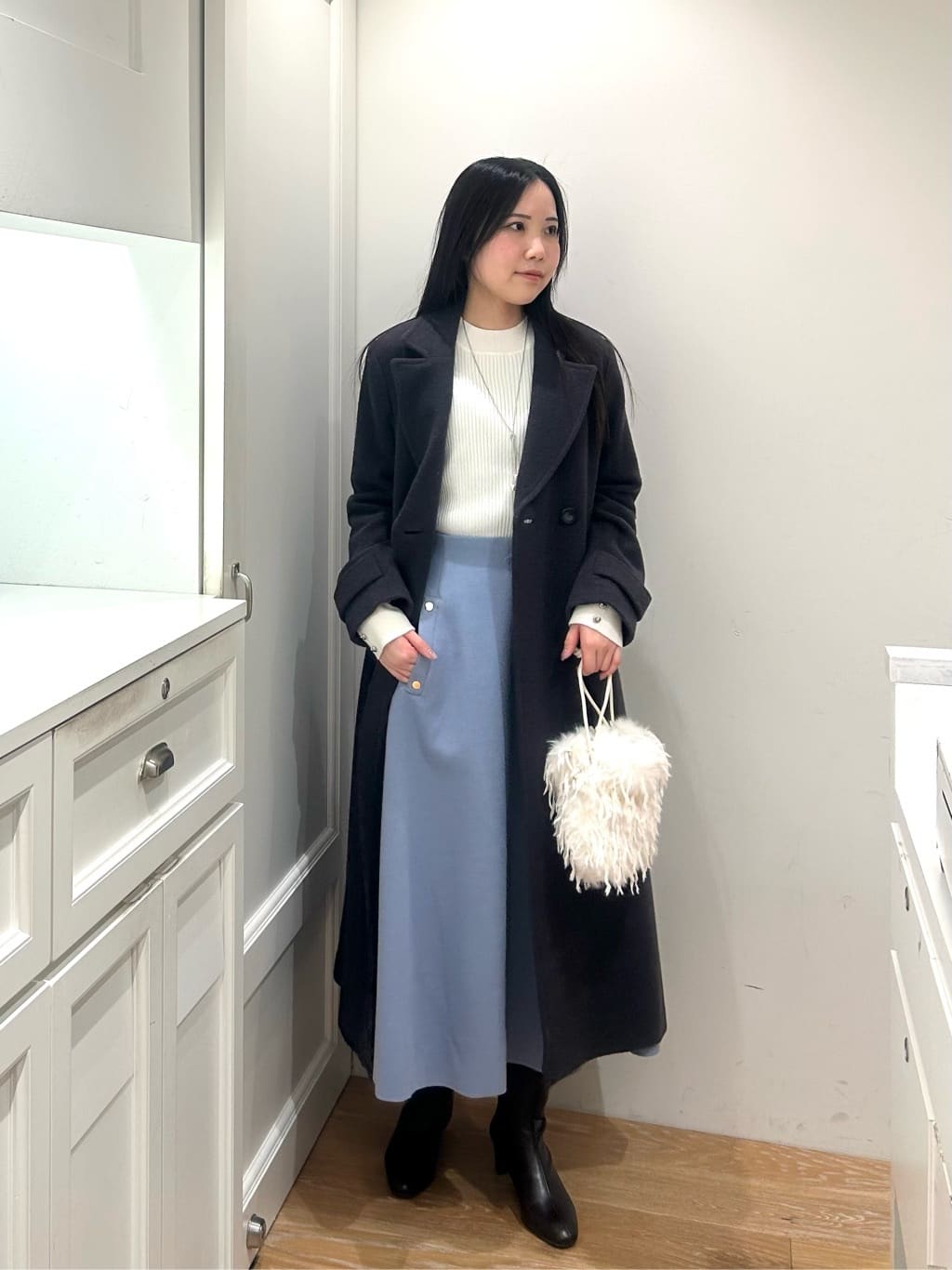 NATURAL BEAUTY BASIC | ビッグカラーダブルチェスターコート
