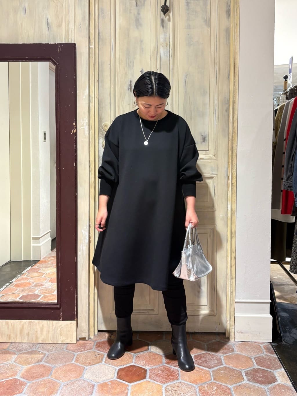 BEARDSLEY | 袖パフダンボールワンピース | Rakuten Fashion(楽天
