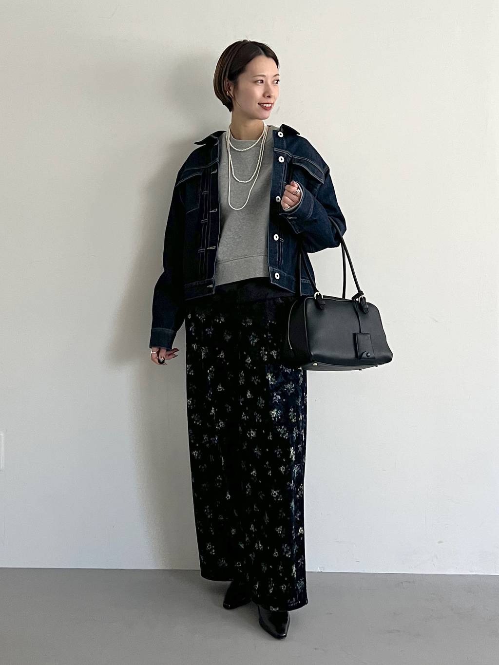mysty womanのKUROKIデニムジャケットを使ったコーディネートを紹介します。｜Rakuten Fashion(楽天ファッション／旧楽天ブランドアベニュー)6627213