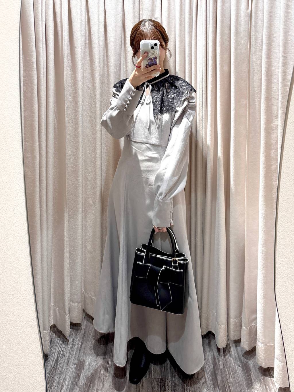 mysty womanのソリッドヒールロングブーツを使ったコーディネートを紹介します。｜Rakuten Fashion(楽天ファッション／旧楽天ブランドアベニュー)6627226