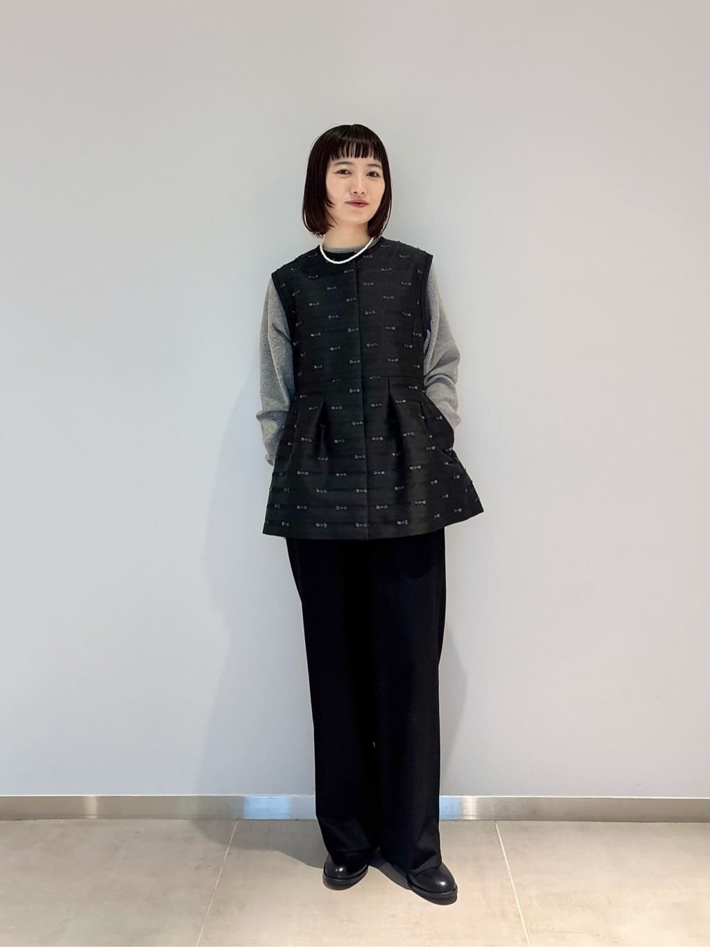 UNITED ARROWS | リボン カットジャガード ベスト | Rakuten Fashion