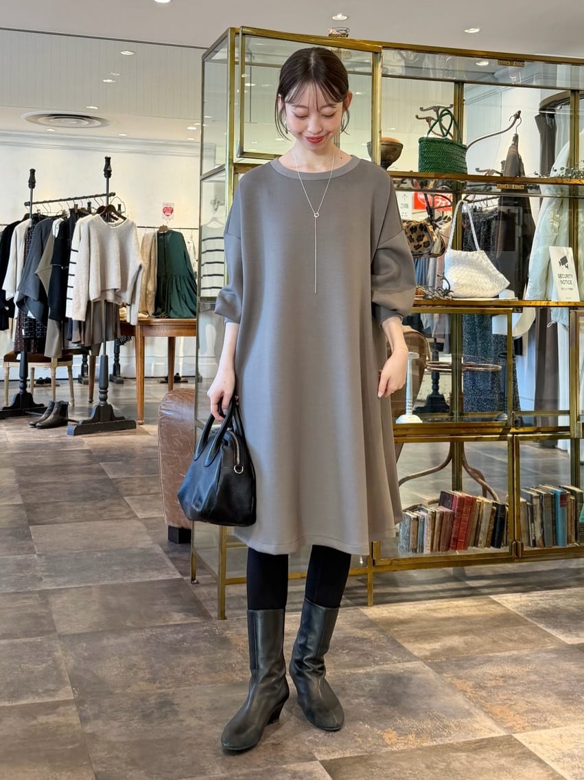 BEARDSLEY | 袖パフダンボールワンピース | Rakuten Fashion(楽天