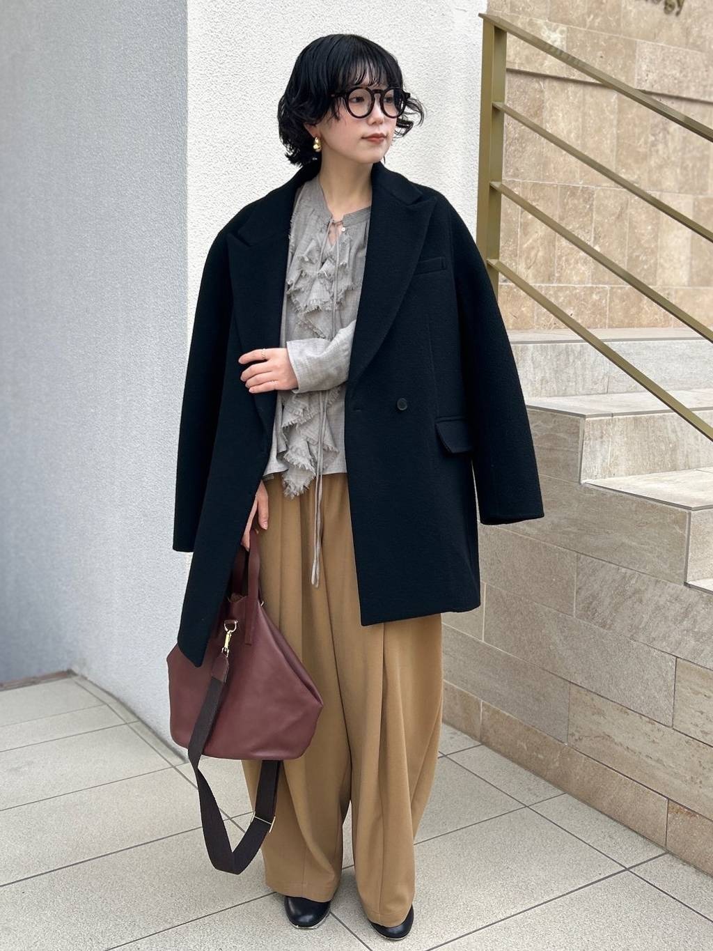 Curensology | ダブルクロスドロストパンツ | Rakuten Fashion(楽天