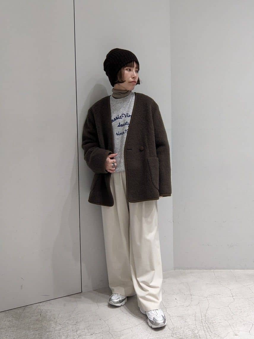 UNITED ARROWS LTD. OUTLET | シャギー ノーカラージャケットコート