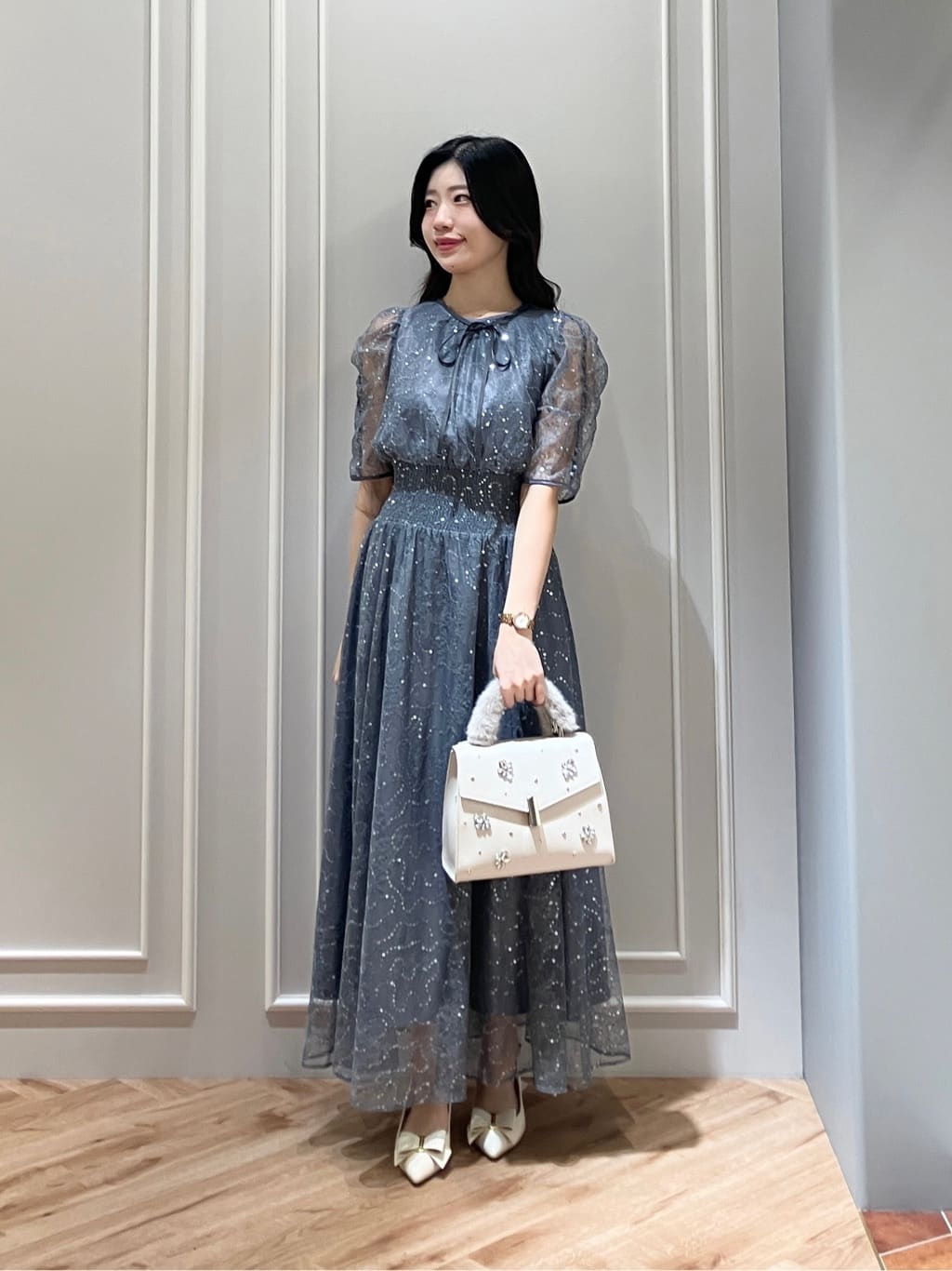 JILL by JILL STUART | スパンコール付きレースワンピース | Rakuten