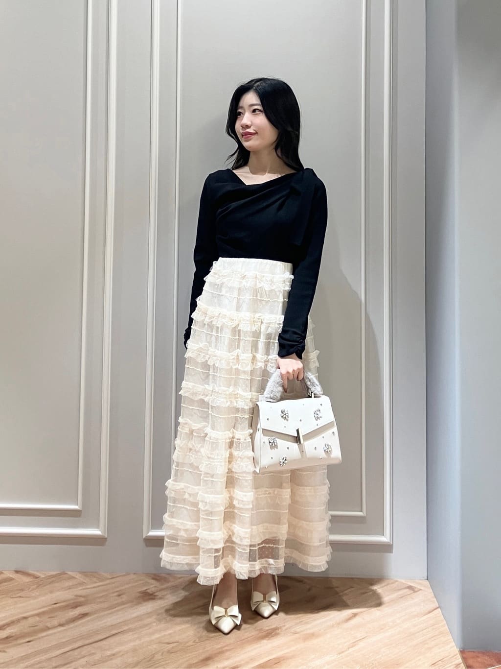 JILL by JILL STUART | フリルチュールドッキングワンピース | Rakuten