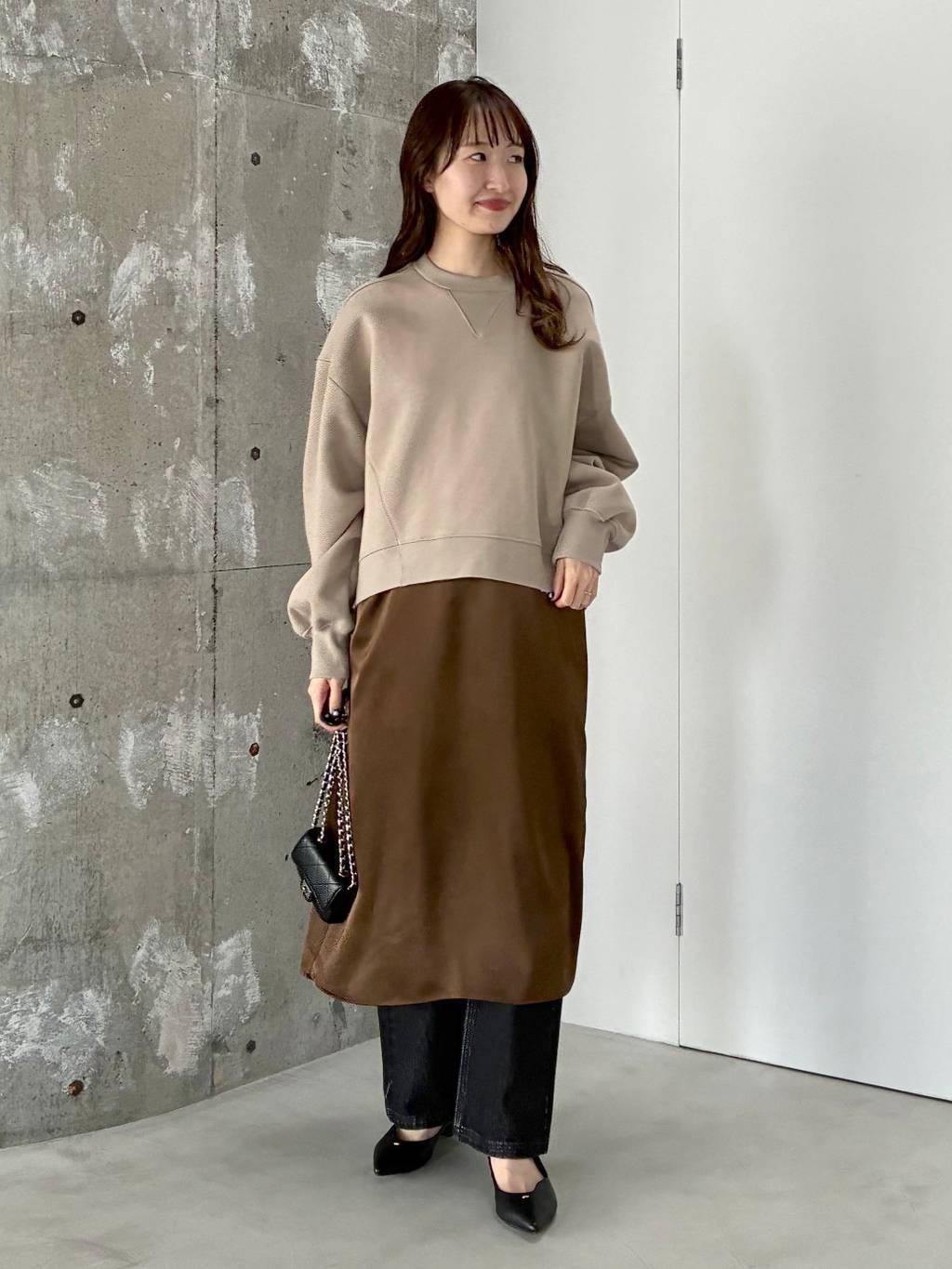 mysty womanの裏起毛スウェットを使ったコーディネートを紹介します。｜Rakuten Fashion(楽天ファッション／旧楽天ブランドアベニュー)6632826