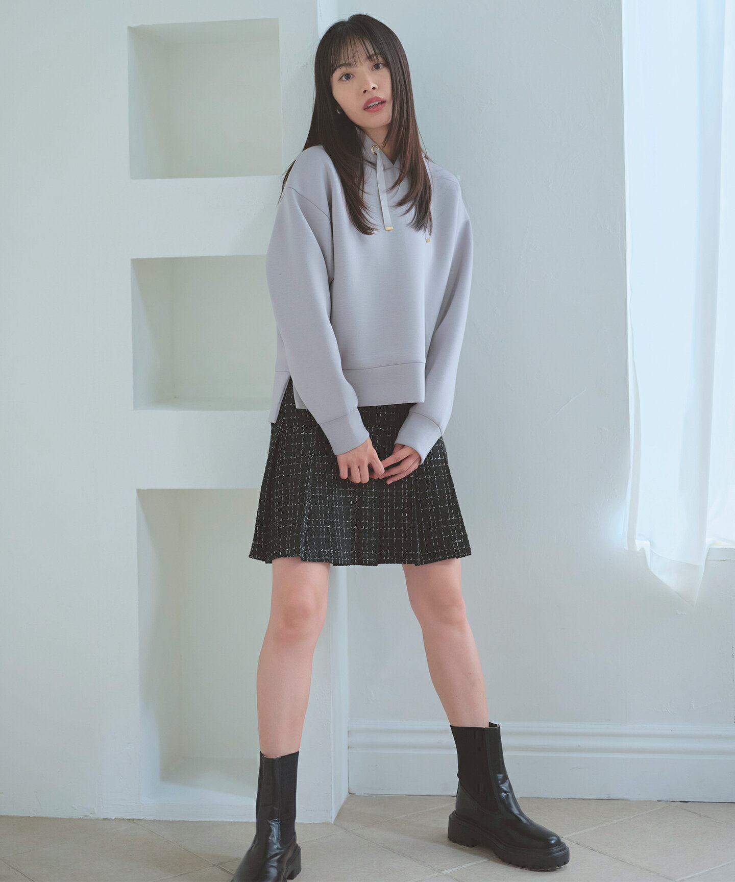 Ferouxのきれいめダンボール フーディーを使ったコーディネートを紹介します。｜Rakuten Fashion(楽天ファッション／旧楽天ブランドアベニュー)6632848
