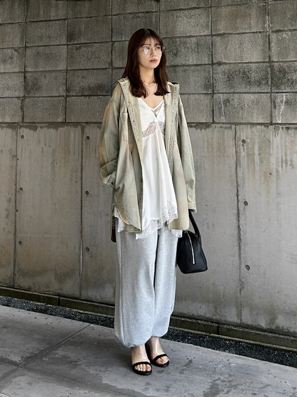PRANK PROJECT | レースヘムボリュームチュニック / Lace Hem Volume