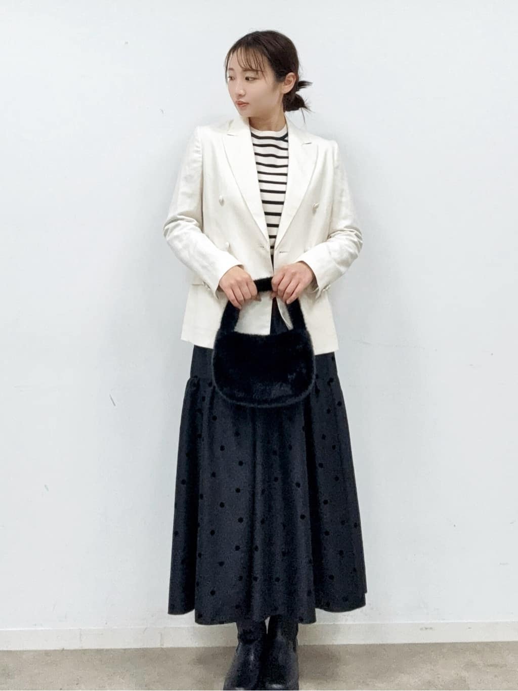 DRESSTERIORのターンバックルショートブーツを使ったコーディネート