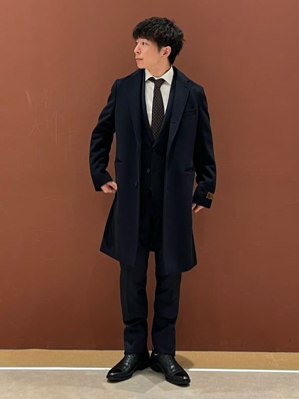UNITED ARROWS LTD. OUTLET | カシミヤブレンド ネイビー チェスター