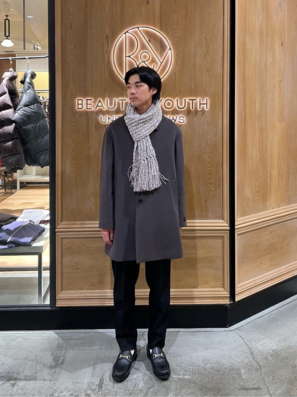 BEAUTY&YOUTH UNITED ARROWS | 120S メルトン バルカラーコート