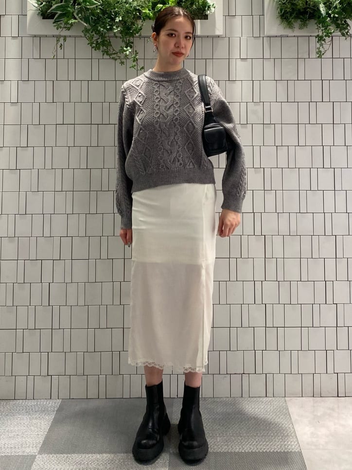 moussy | DOT SATIN スカート | Rakuten Fashion(楽天ファッション／旧