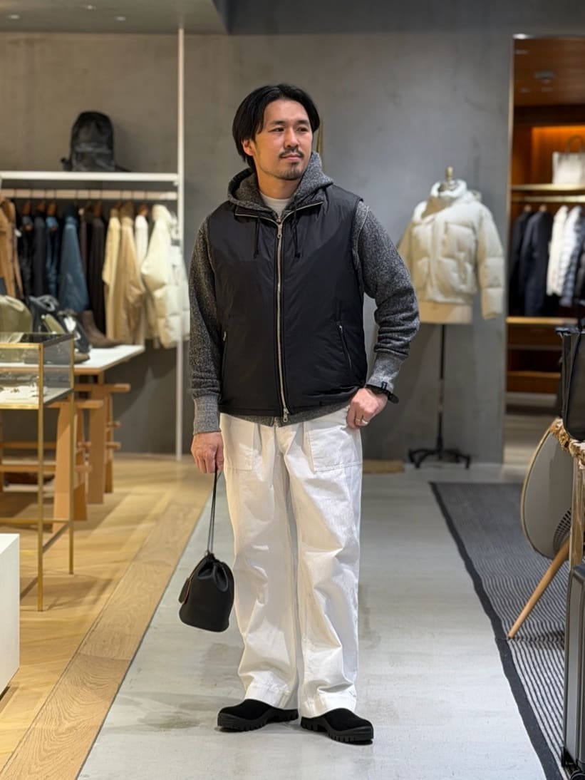 ＜hALON＞レザー 巾着バッグ halon ショルダーバッグ 「hALON」レザー 巾着バッグ メンズ