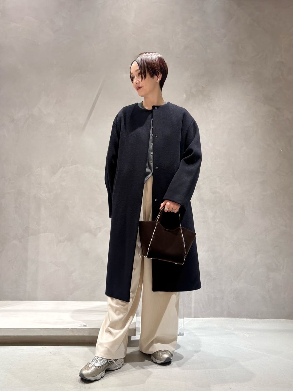 UNITED ARROWS LTD. OUTLET | 毛ナイロン ノーカラーコート | Rakuten