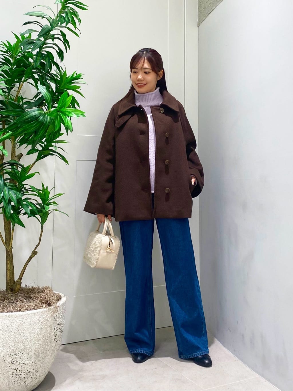 NATURAL BEAUTY BASIC | ステンカラーハーフコート | Rakuten Fashion