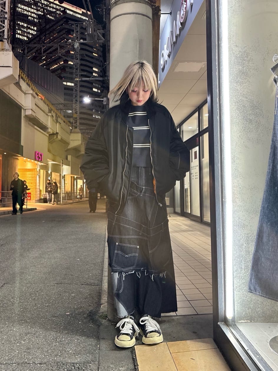 ROYAL FLASHのAULA AILA/アウラアイラ/別注デニムリメイクスカートを