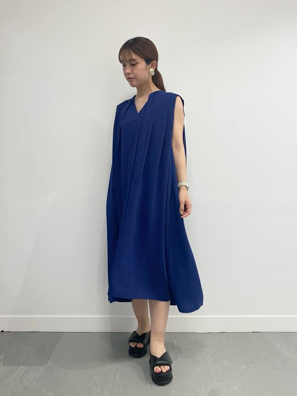 ADORE | ◇ソフトジョーゼットワンピース | Rakuten Fashion(楽天