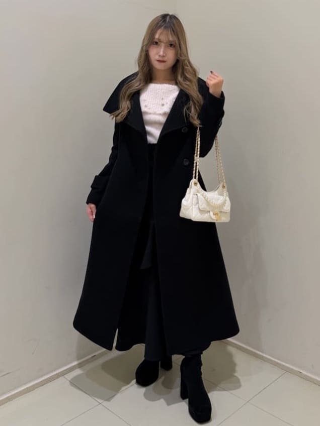rienda | 25オーバーネックシンデレララインコート | Rakuten Fashion