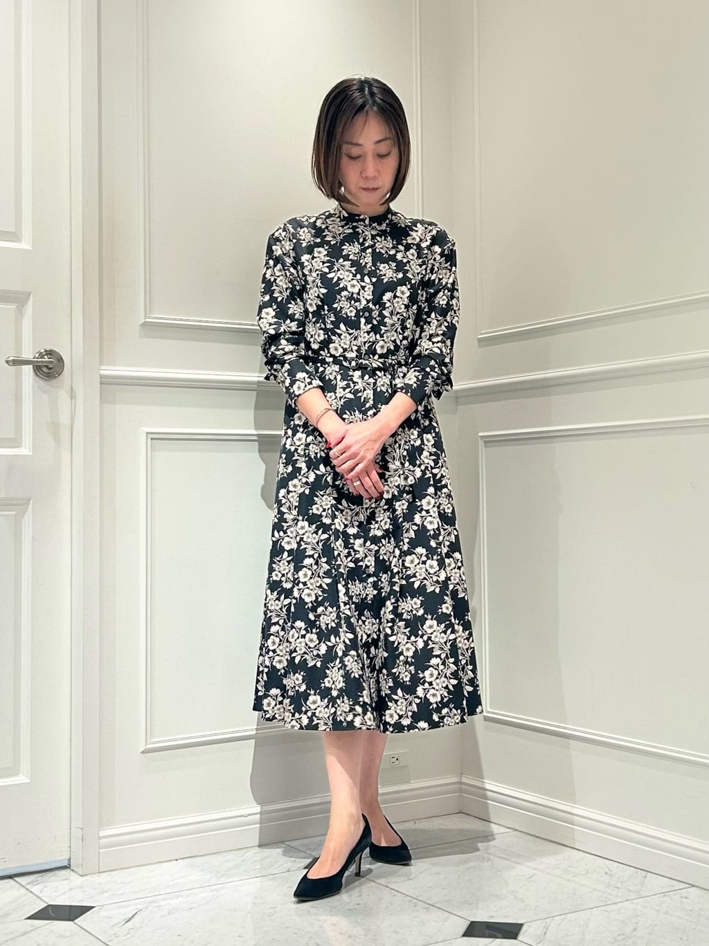 ANAYI | ブロッサムタックシャツワンピース | Rakuten Fashion(楽天